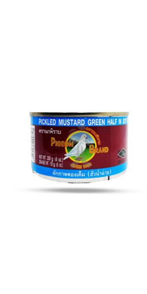 Pigeon Brand Fermented Green Mustard In Soy Sauce 230g