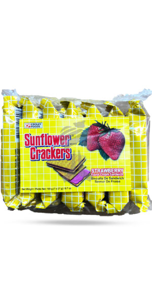 Crowley Foods Sunflower Crackers Strawberry 189g