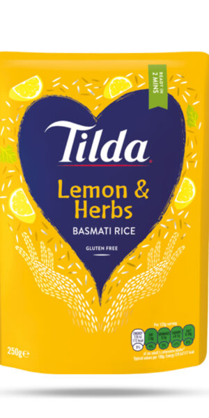 Tilda Lemon & Herbs Basmati Rice 250g