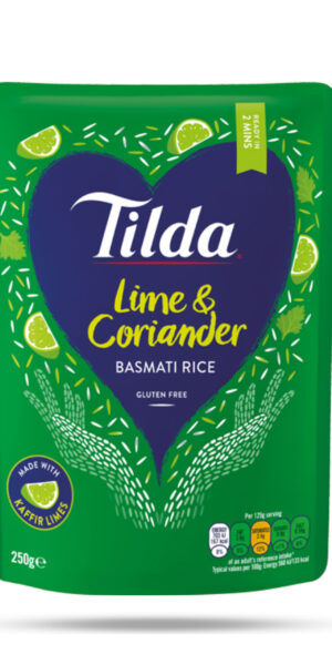 Tilda Lime & Coriander Basmati Rice 250g