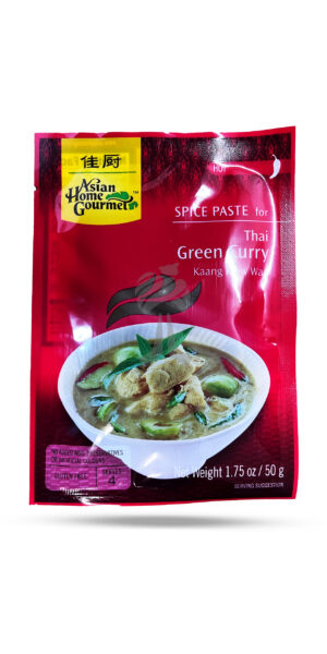 Asian Home Gourmet Thai Hot Green Curry Paste 50g