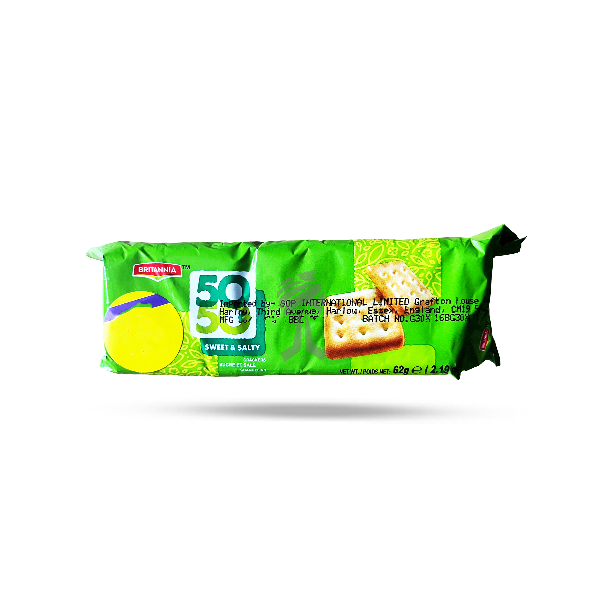 Britannia 50-50 Biscuits 62g