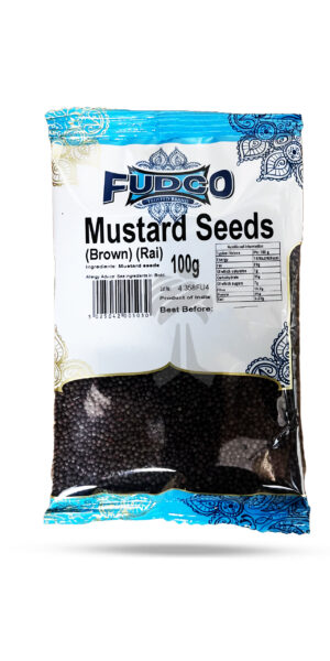 Fudco Mustard Seeds  Brown 100g
