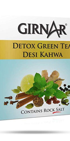 Girnar Detox Green Tea Desi Kahwa - 10 Tea Bags