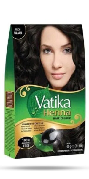 Dabur Vatika Henna Hair Colour Rich Black 60g