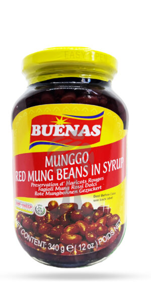 Buenas Red Mung Beans in Syrup 340g