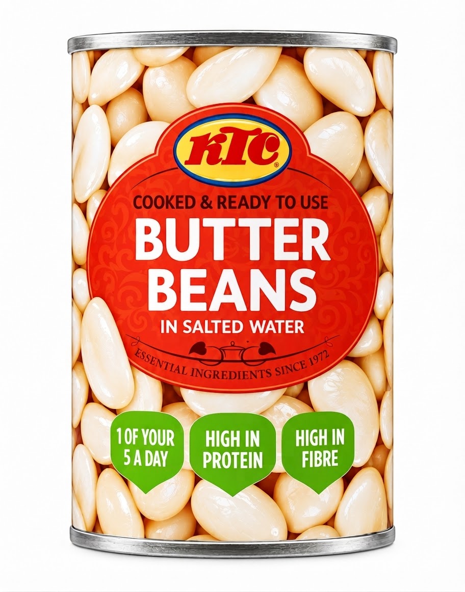 KTC Butter Beans In Salted Water 400g