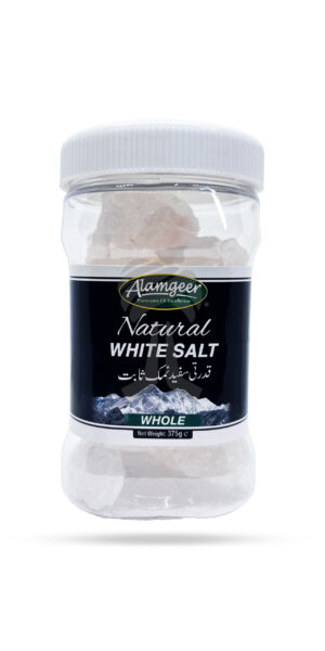 Alamgeer Natural White Salt Whole 375g