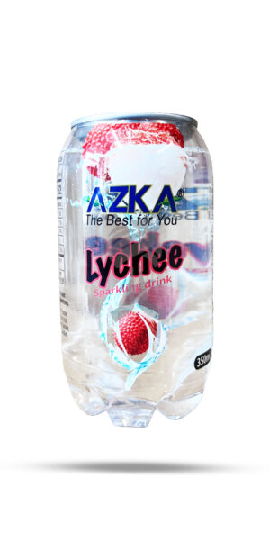 Azka Lychee Sparkling Drink 350ml
