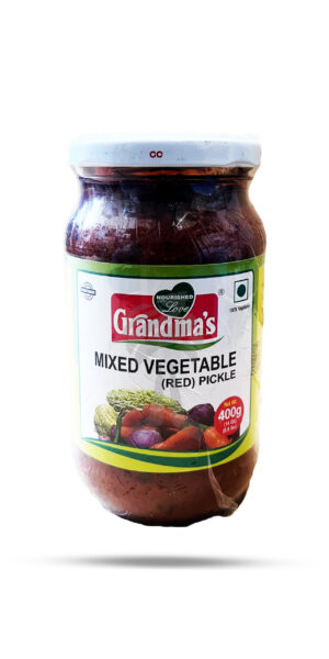 Grandma's Mixed Vegetable Red Pickle 400g