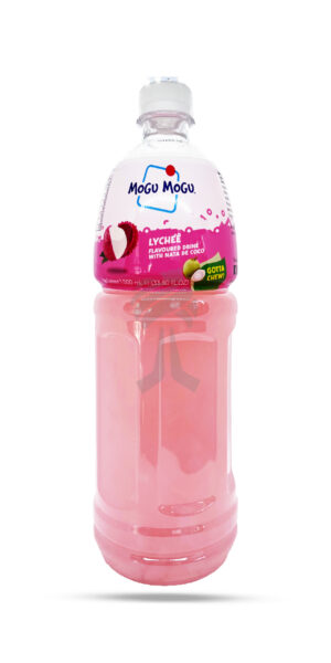 Mogu Mogu Lychee Flavored Drink With Nata De Coco 1lt