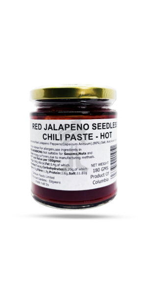 Cambian Red Jalapeno Seedless Chilli Paste - Hot 180g