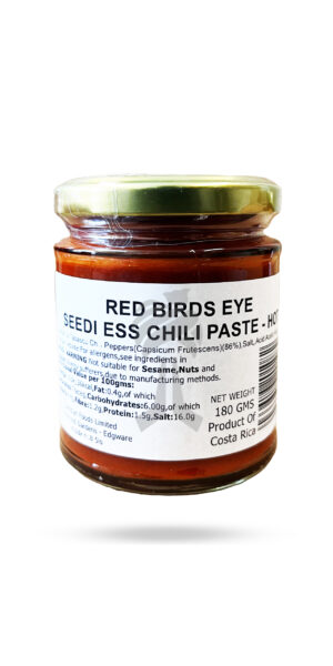 Cambian Red Birds Eye Seedless Chilli Paste- Hot 180g