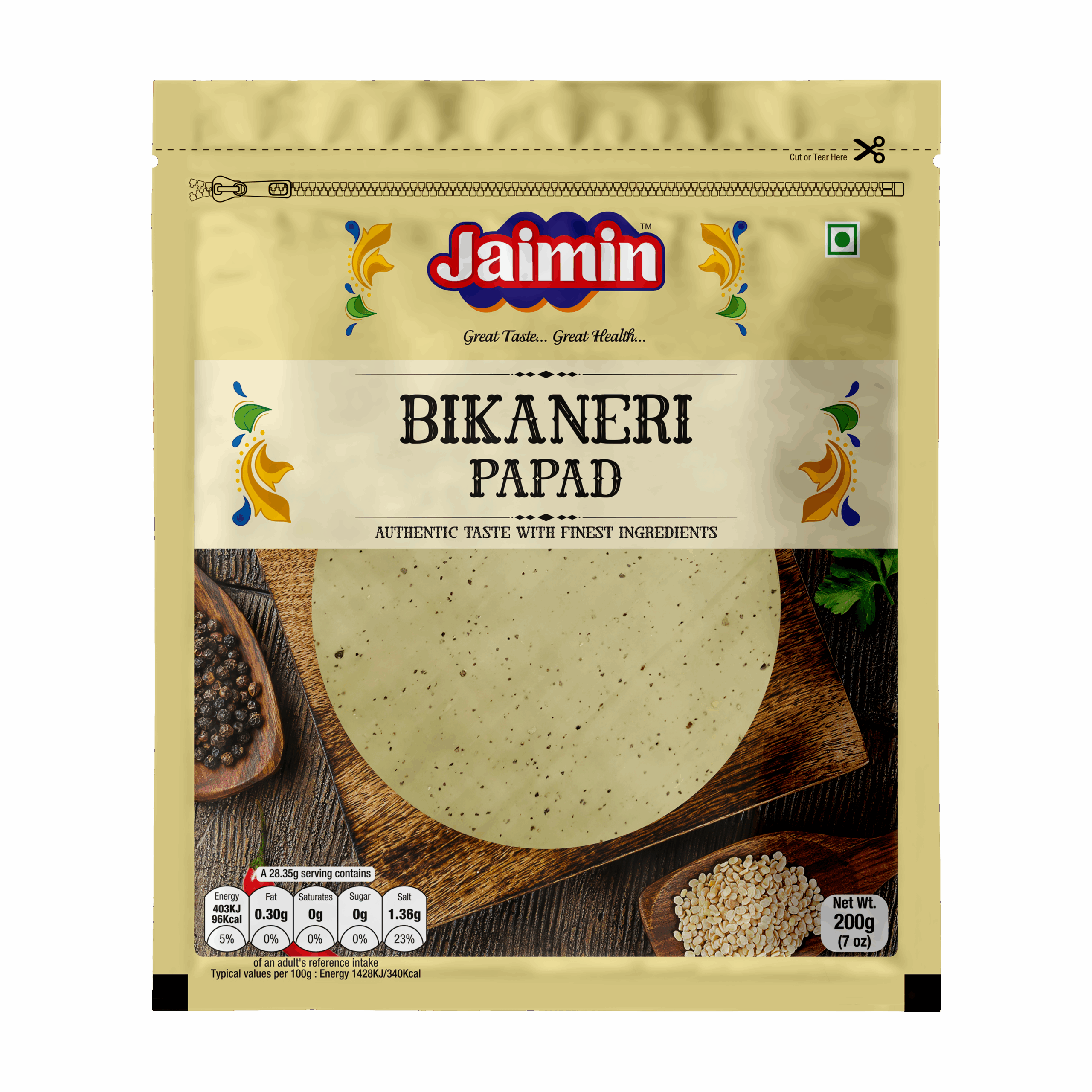 Jaimin Bikaneri Papad 200g