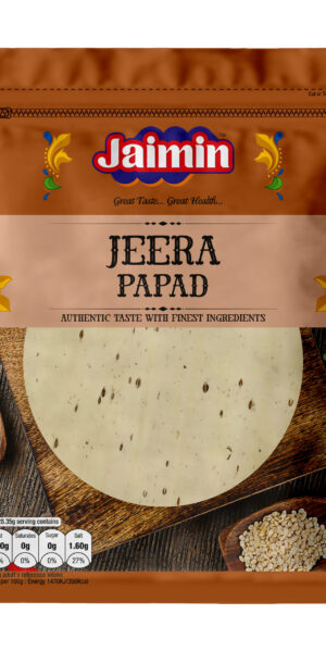 Jaimin Jeera Papad 200g