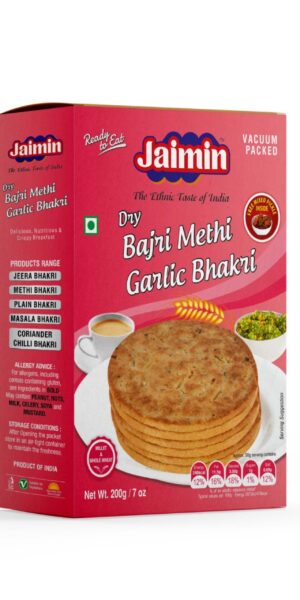 Jaimin Dry Bajri Methi Garlic Bhakri 200g