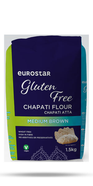 Eurostar Gluten Free Chapati Flour Medium Brown 1.5kg