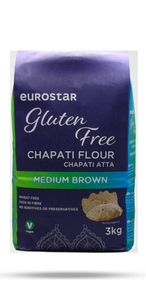 Eurostar Gluten Free Chapati Flour Medium Brown 3kg