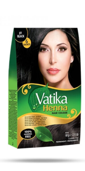 Dabur Vatika Jet Black Henna Hair Colour 60g