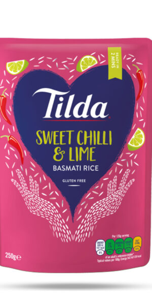 Tilda Sweet Chilli & Lime Basmati Rice Gluten Free  250g