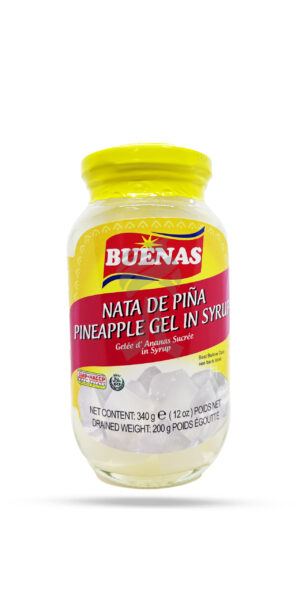 Buenas Nata De Pina Pineapple Gel in Syrup 340g