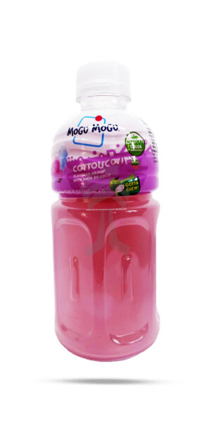 Mogu Mogu Cotton Candy Flavoured With Nata De Coco 320ml