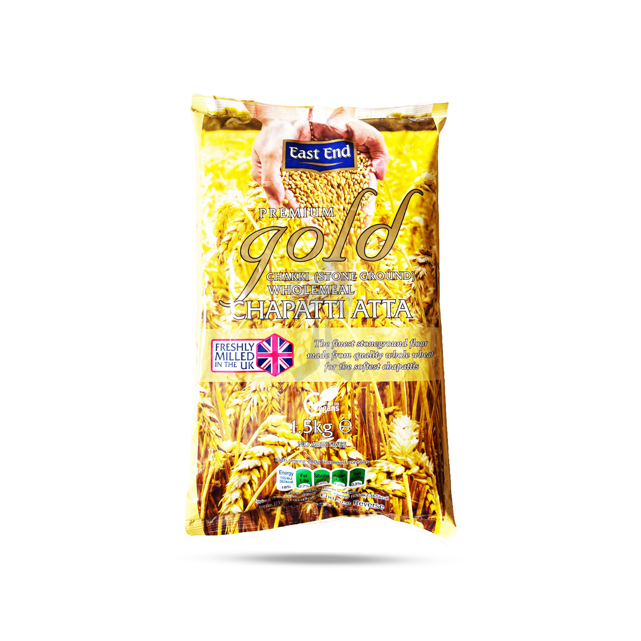 East End Premium Gold Chapatti Atta 1.5kg • Hallans