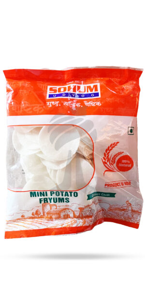 Sohum Green Chilli Mini Potato Fryums 100g