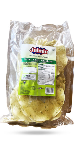 Jaimin Green Chilli Coin Khichiya 150g
