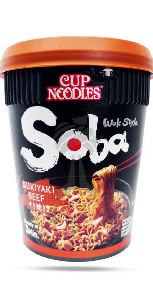 Nissin Soba Sukiyaki Beef Cup Noodles