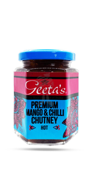Geeta's Premium Mango & Chilli Chutney Hot 230g