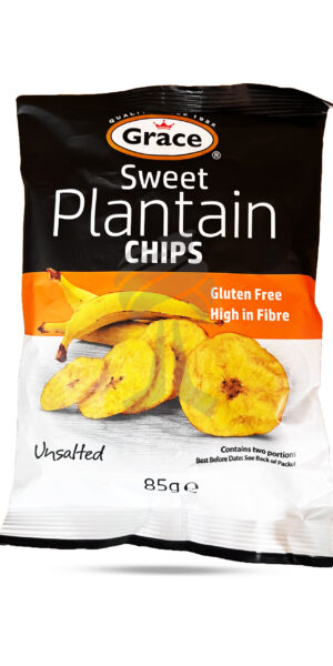 Grace Plantain Chips No Salt 85g
