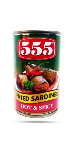 555 Fried Sardines Hot & Spicy 155g