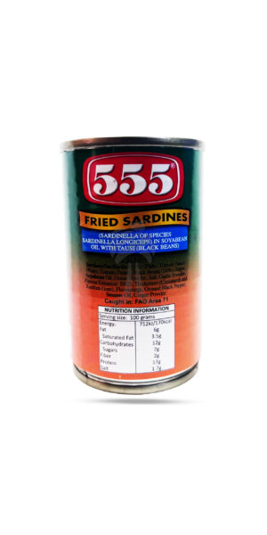 555 Fried Sardines with Tausi 155g