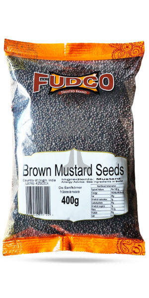 Fudco Mustard Seeds  Brown 400g