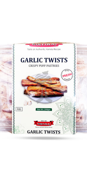 Kirtiraj Garlic Twists 200g