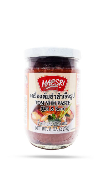 Maesri Tom Yum Paste Hot & Sour 225g