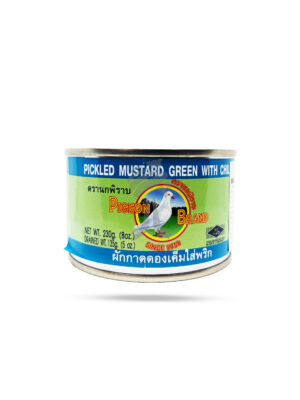 Pigeon Brand Pickled Mustard Greens & Chilli In Soya Sauce 230g