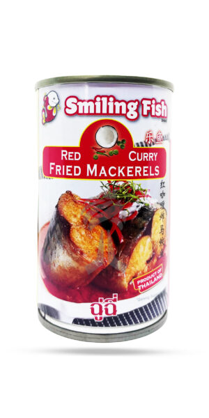 Smiling Fish Red Curry Fried Mackerel 155g