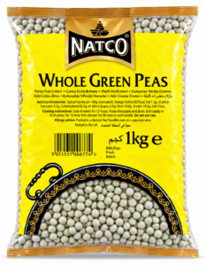 Natco Whole Green Peas 1kg