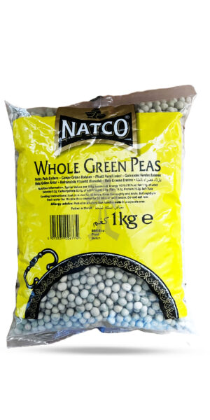 Natco Whole Green Peas 1kg