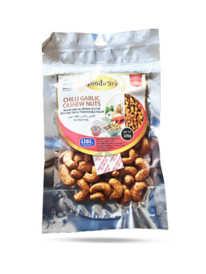 Inndu Sri Chilli Garlic Cashew Nuts 100g