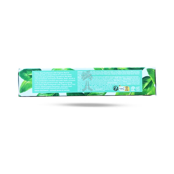 Dabur Toothpaste Organic Basil 100ml - Image 2