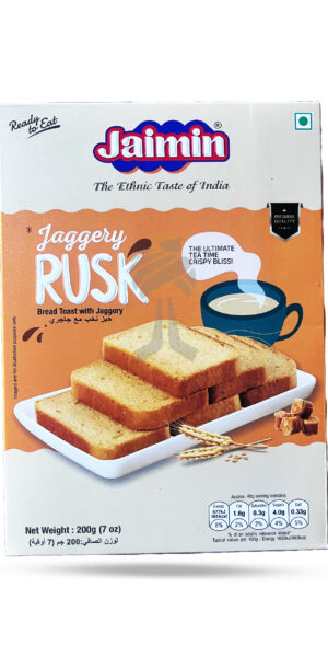 Jaimin Jaggery Rusk 200g