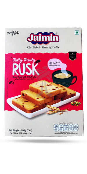 Jaimin Tutty Fruity Rusk 200g