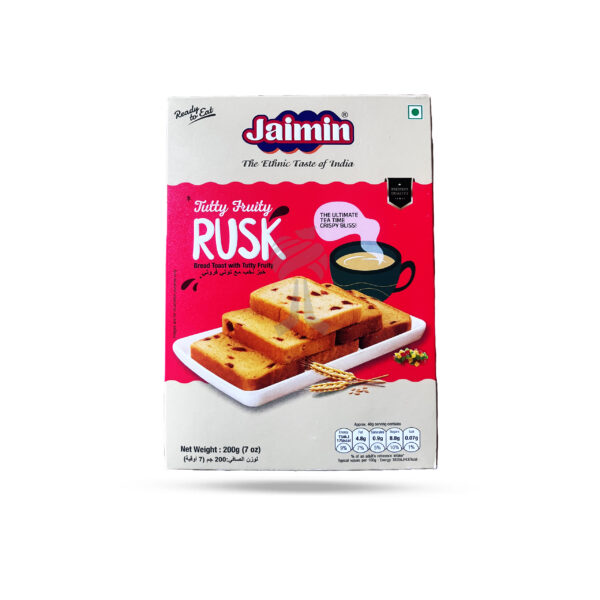 Jaimin Tutty Fruity Rusk 200g