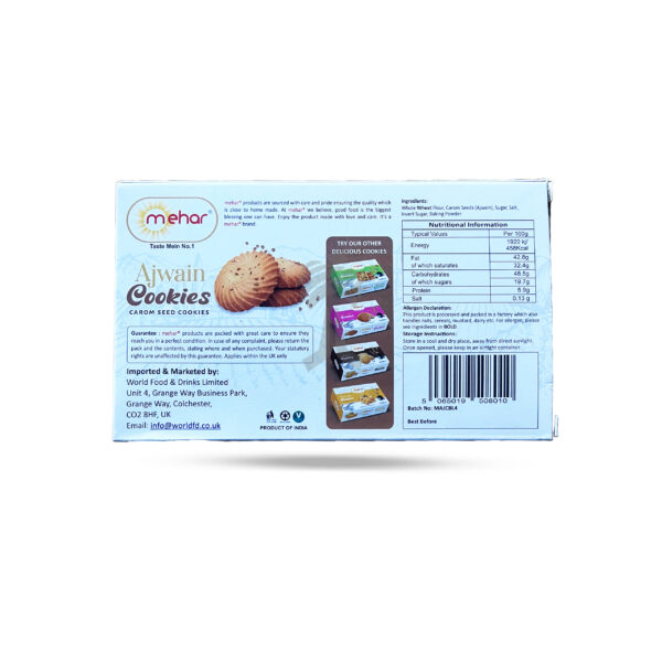 Mehar Ajwain Cookies 200g - Image 2