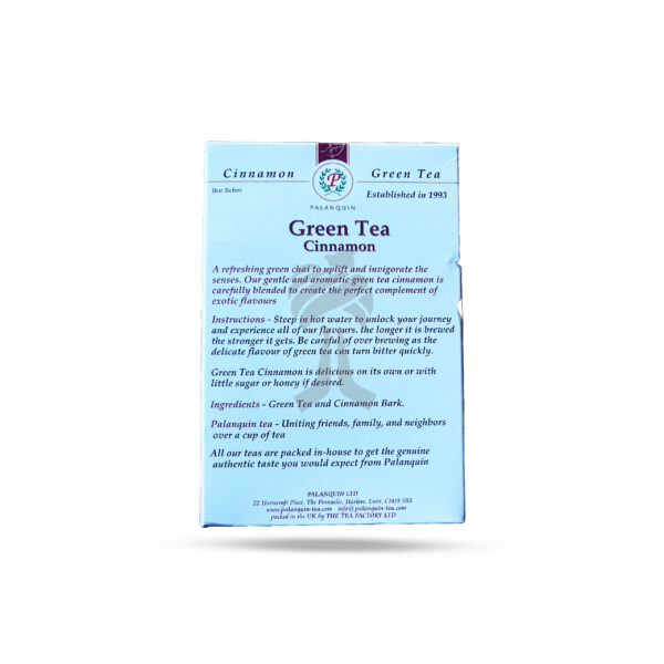 Palanquin Green Tea Cinnamon 40s - Image 2