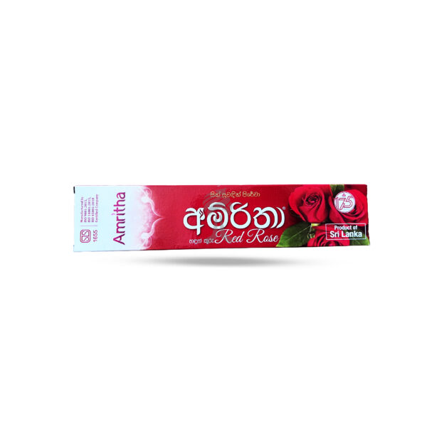 Amritha Red Rose Incense Sticks 20Sticks - Image 2