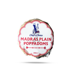 Chef's Choice Madras Plain Poppadoms 200g